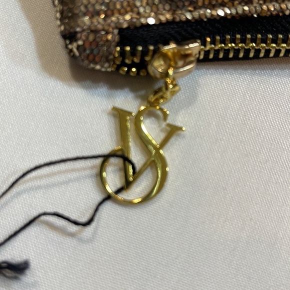 Victoria's Secret gold sparkly metallic clutch BNWT - Picture 9 of 12